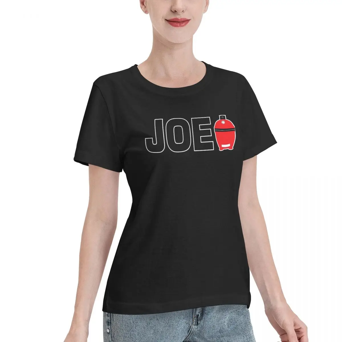 Must Have JOE On - Kamado - Charcoal BBQ Grilling Smoking Women's T-shirt Work Wear Plus Size Women Tee