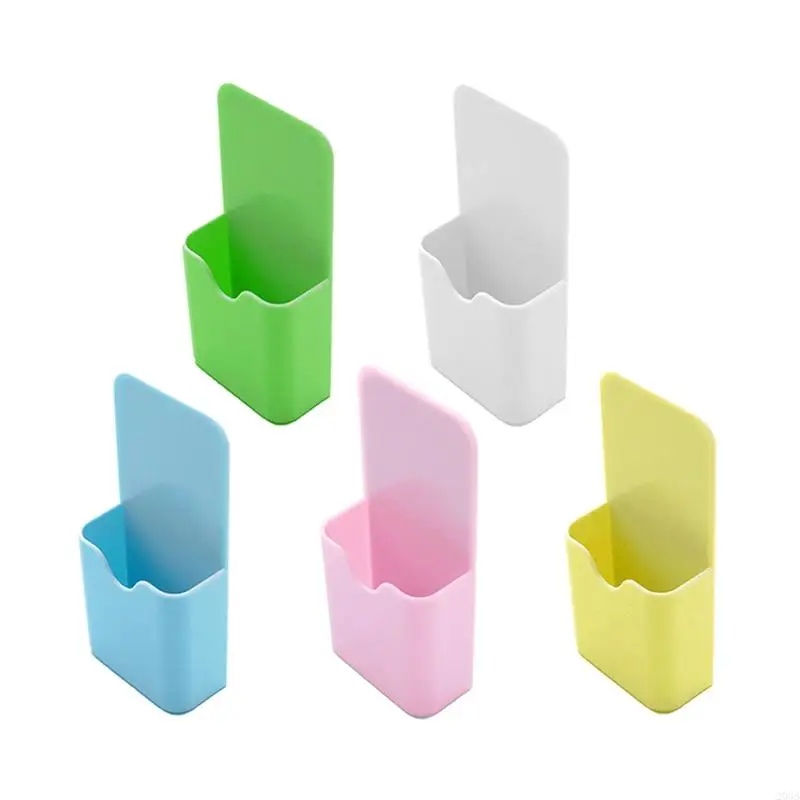 203B Plastic Pen Holder Erase Marker Storage Box Pencil Cup for Home Office Classroom Whiteboard Fridge Refrigerator