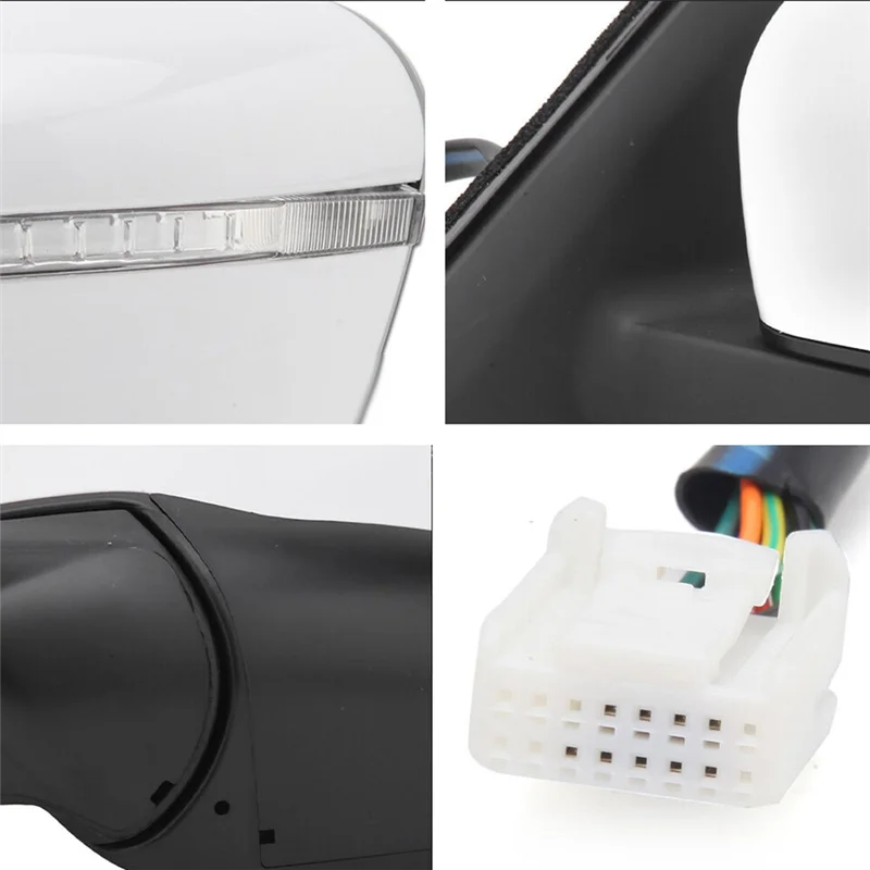 

Folding Door Mirror Turn Signal 96302-4CL6B For Nissan X-TRAIL T32 2014-2021 9 Pin Heater Rearview Mirror