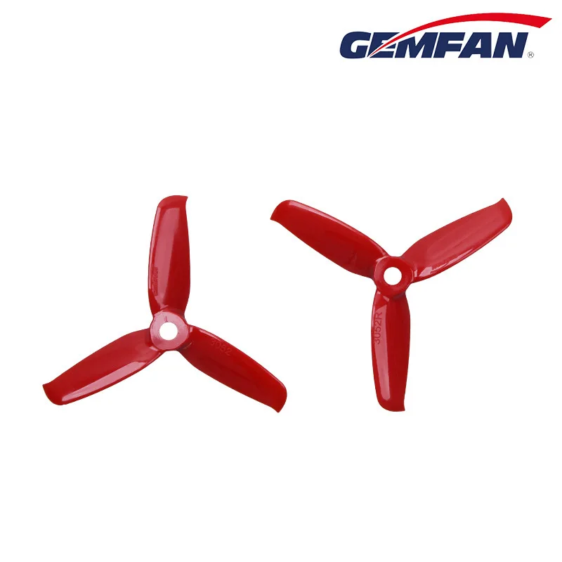 10PAIR Qianfeng GEMFAN 3052 three-leaf 3-inch crossing machine propeller, violent and high-efficiency anti-explosion FLASH serie