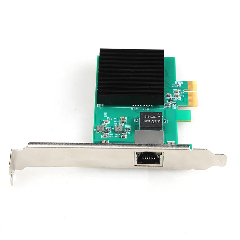 1 Port PCIe 10G Ethernet Network Card  PCIe4.0-1X 10G RJ45 Lan Card for Realtek8127(PXE) Multi-Gigabit Network Speeds