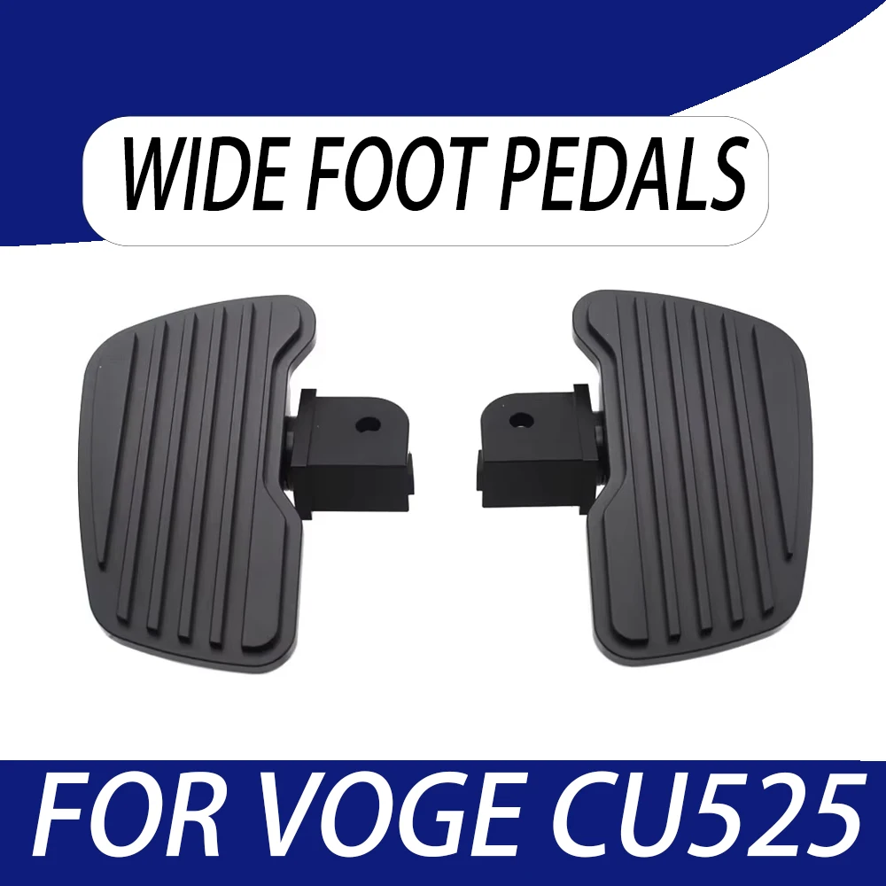 

Motorcycle Footrest Billet Wide Foot Pegs Pedals Rest Footpegs CU-525 voge Footrest Accessories For VOGE CU525 CU 525