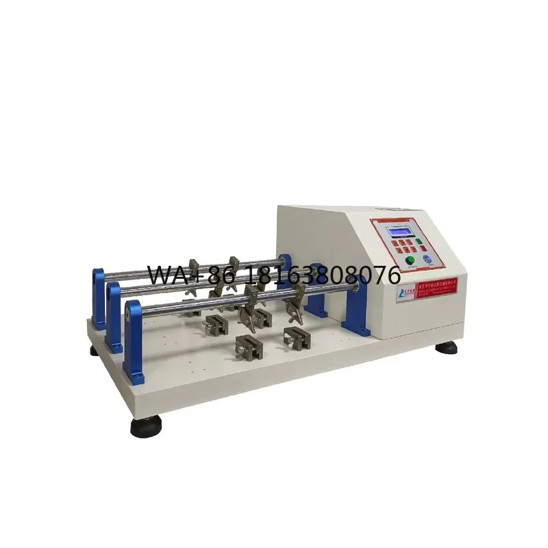 6 Station Shoes Leather Bending Test Machine Rubber Bally Flexing Tester