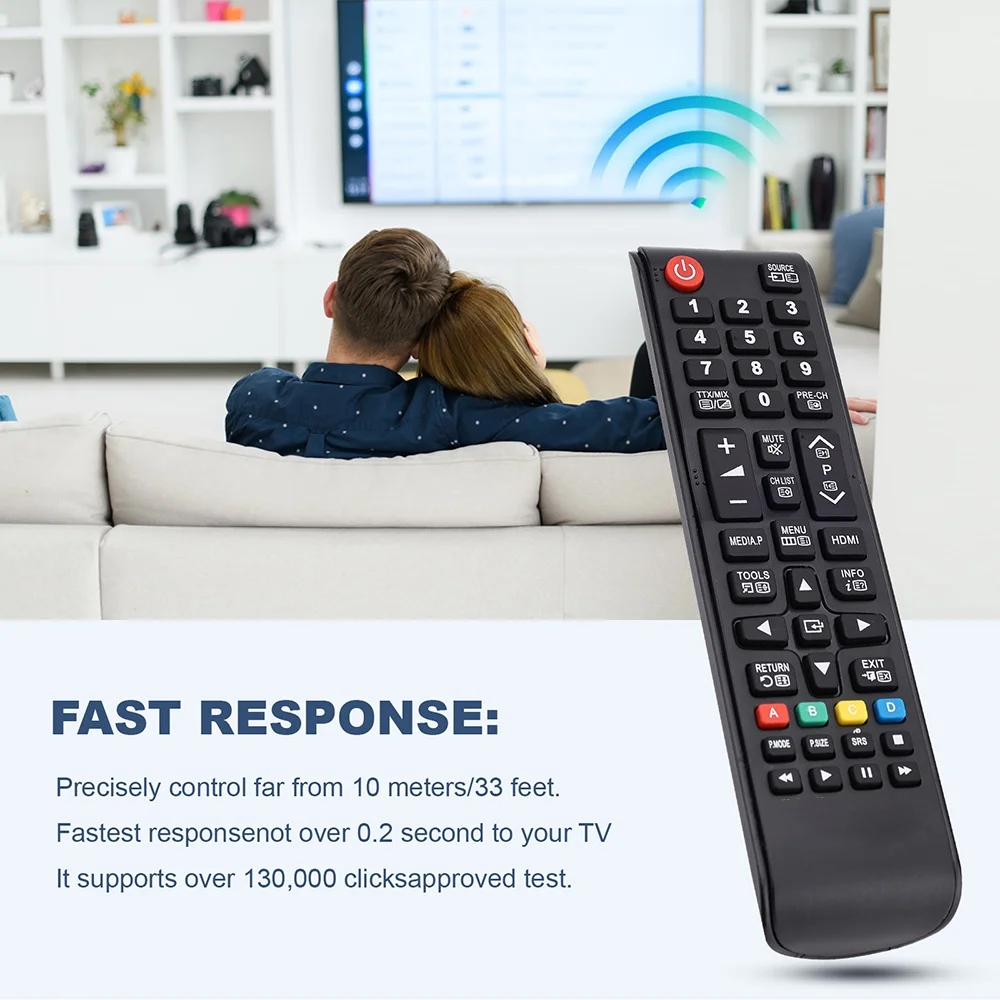 Cost-Effective BN59-01175N TV Controller, Replacement for Samsung Smart TV, Stable Signal Transmission, Full Functionality