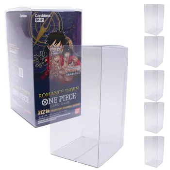 10-częściowe plastikowe jednoczęściowe pudełko na karty Gablota Przezroczysta ładowarka Odporna na wstrząsy pakiet kart do przechowywania Pokrowce na prezenty Protector