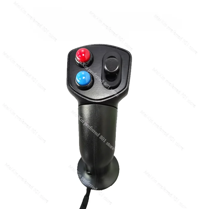 

A60 + 2 button + vertical rocker plate switch handle grip multi-function handle industrial joystick rocker