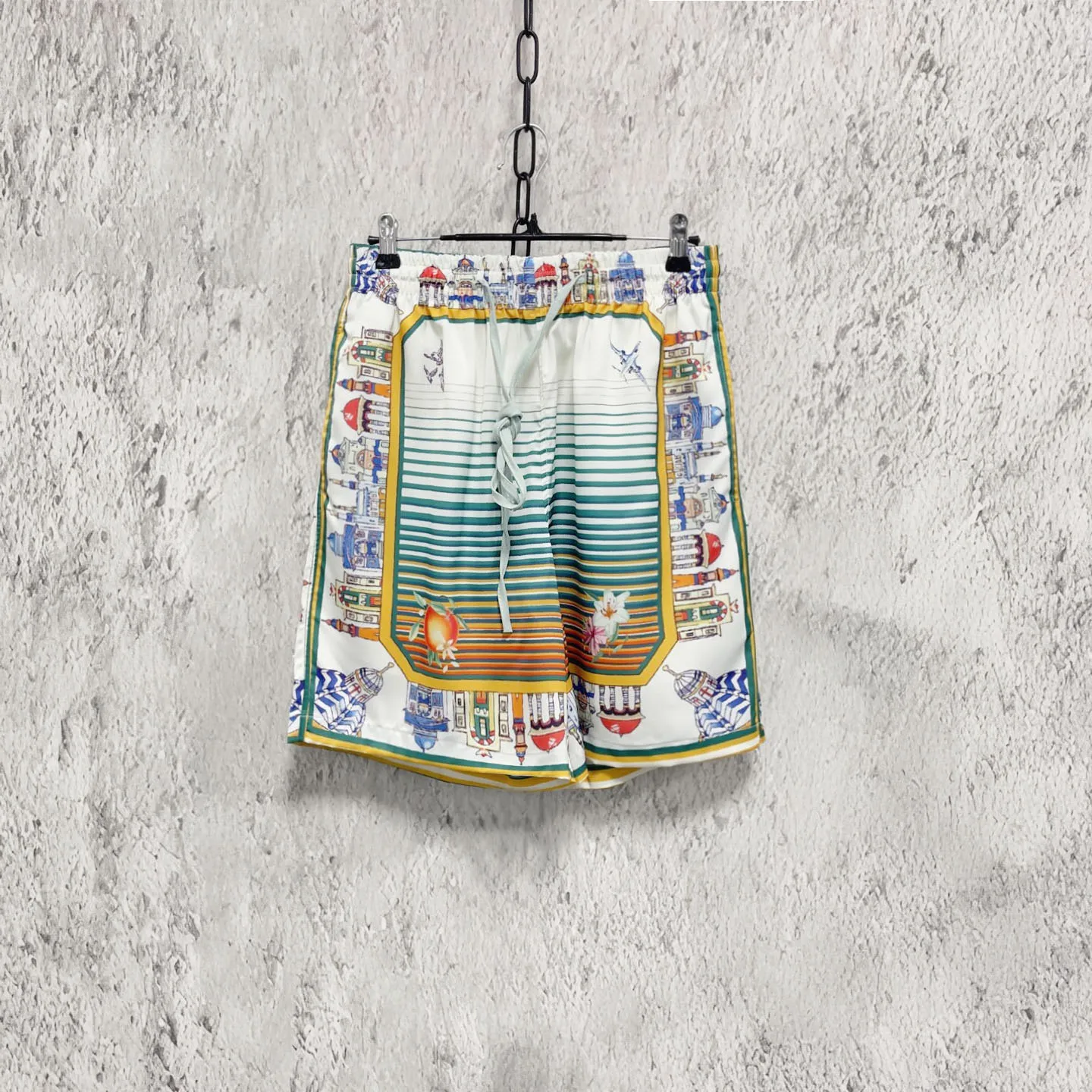 

Повседневные гавайские брюки Vaion Five-Minute для мужчин, прямые, из полиэфирного волокна, новые, универсальные, удобные, летние