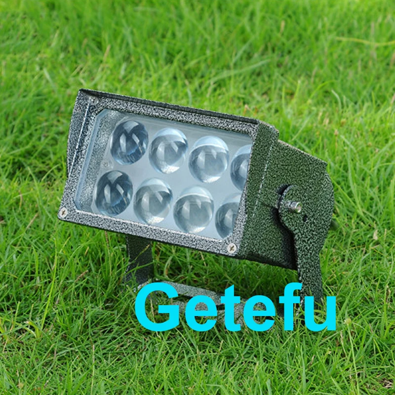 Outdoor LED Floodlight 110V 220V 12V10W24W aterproof Spotlight with Narrow Beam Angle Landscape Street Garden Square Floodlights