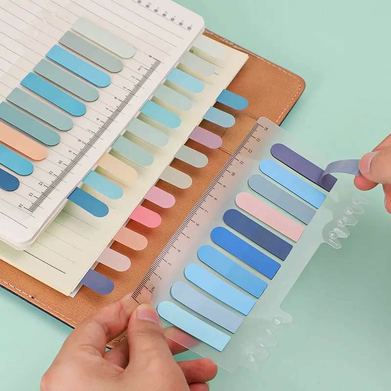 Notes Hand-held Stickers Mo Landi Ins Transparent Long Notes Cute Pet Very Fine Index Stickers