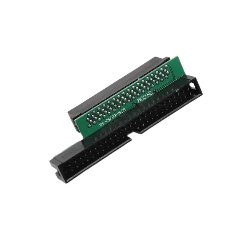 SCSI 68-Pin To 50-Pin Male Adapter Converter 68-Pin Male To 50-Pin Male M-M Conversion Device