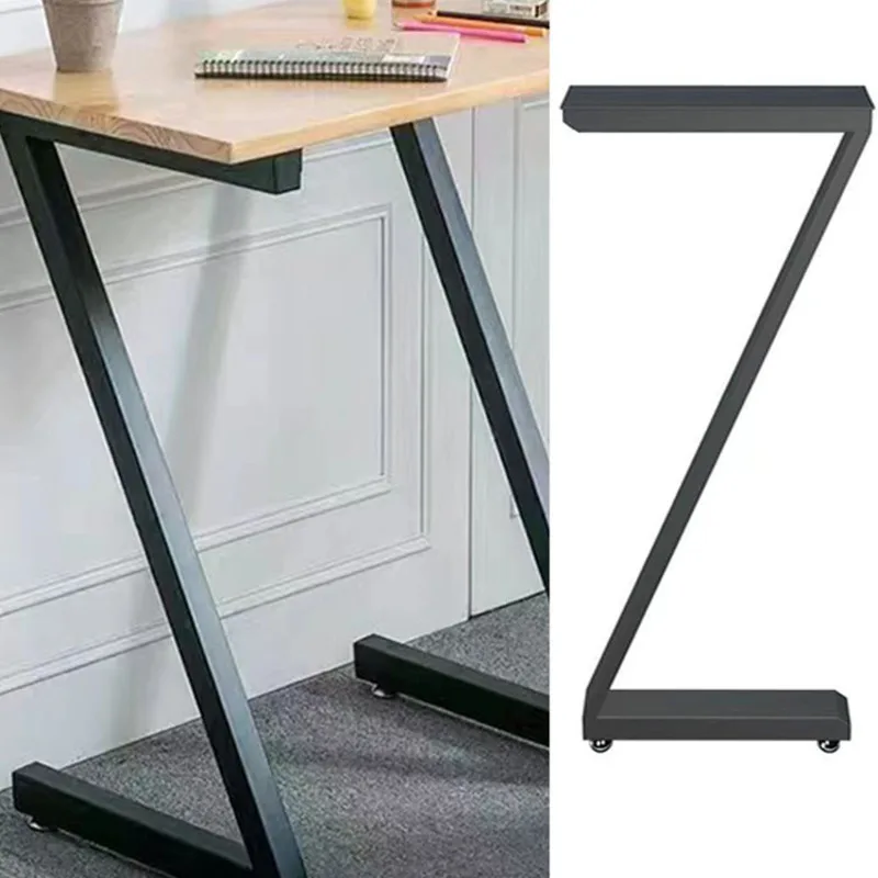 Z-shaped Iron Art Coffee Table Foot Simple Metal Work Desk Leg Accessories Table Foot Base Legs For The Furniture