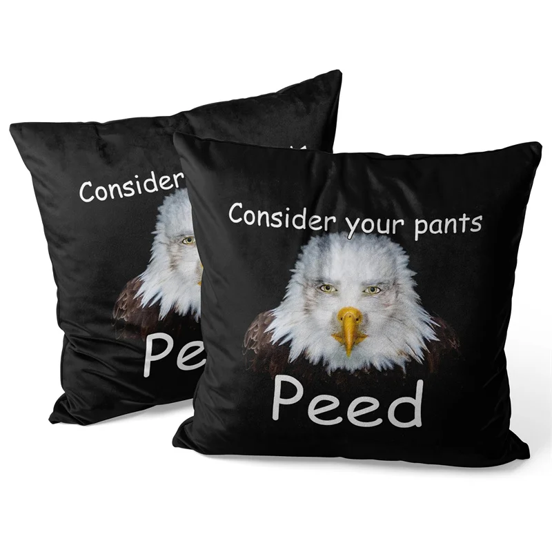 Gaslight Gatekeep Girlboss Consider Your Pants Peed Throw Pillow Covers Cushion Cases Pillowcases for Sofa 45cm x 45cm