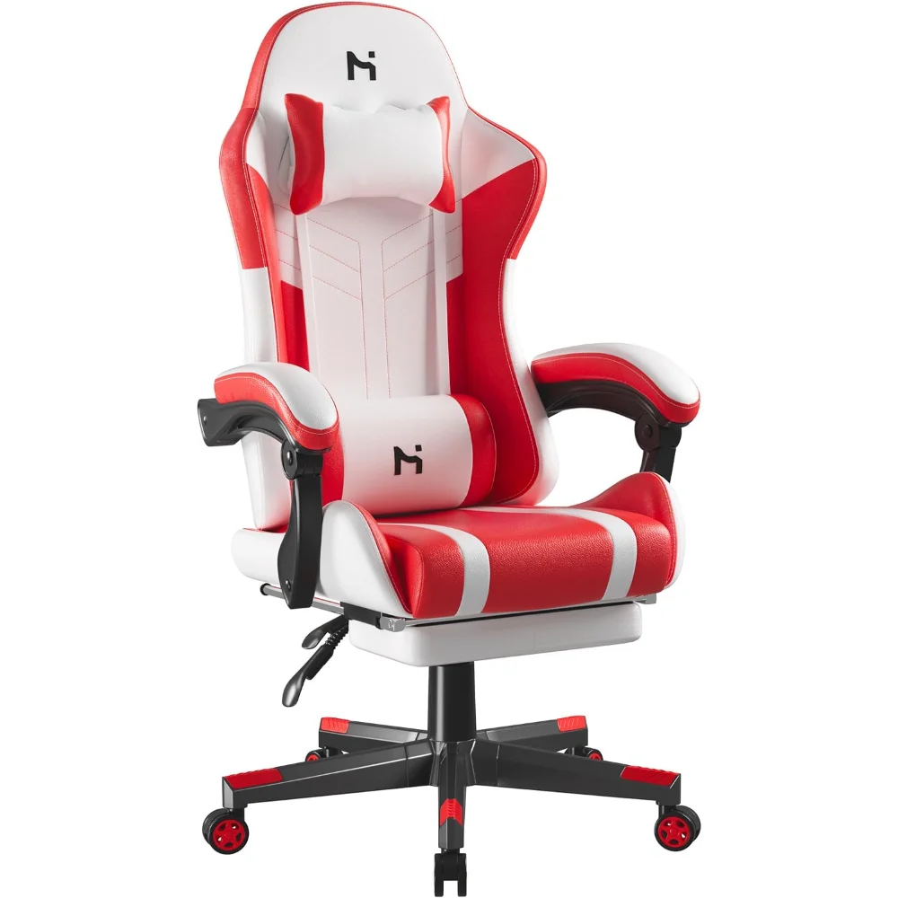 

Gaming Chair, Video Game Chair, Gamer Computer Chairs, Ergonomic Gaming Chairs for Adults with Headrest and Lumbar Support