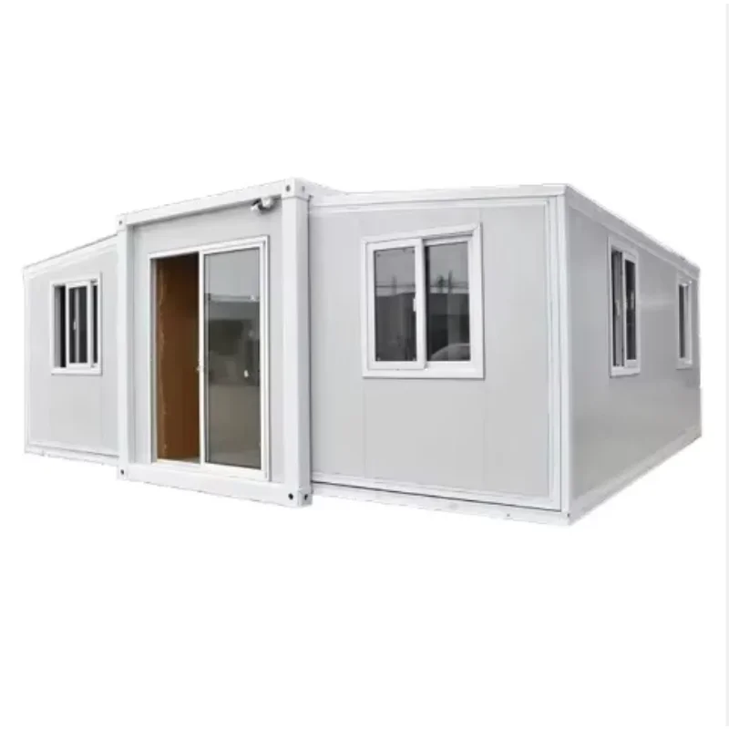 20FT 30ft 40ft Double Wing Expansion Box Houses Expandable Prefabricated Homes for Comfort and Convenience Easy To Install