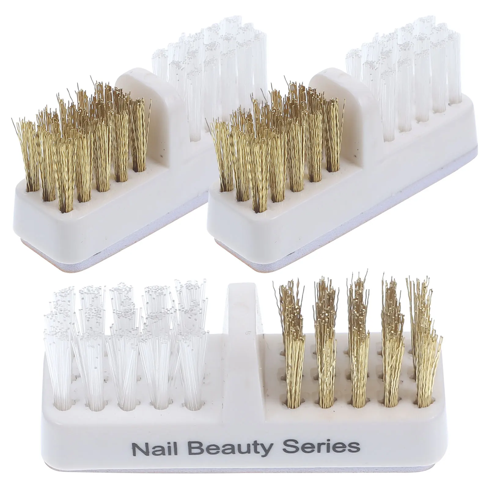 

3pcs Nail Drill Cleaning Brush Professional Manicure Wire Brush For Salon Home Use Portable Nail Bit Cleaner Tool