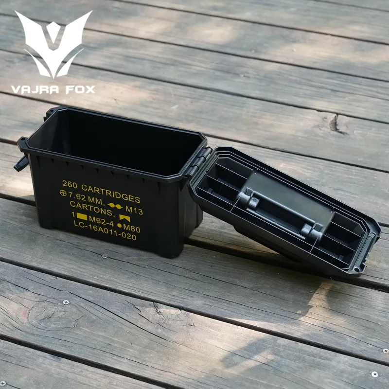 Waterproof Dustproof Ammo Box For Airsoft 5.56/7.62 Ammunition Storage Tactical Weapon Rifle Bullet Portable Suitcase