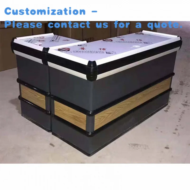 

custom.Factory Customization Comptoir De Boutique Meja Kasir Supermarket Cashier Counter