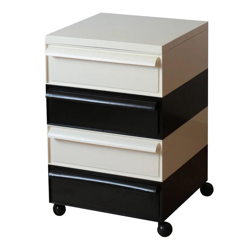 

Nordic Cream Wind Bedside Table Modern Simple Locker Removable Plastic Storage