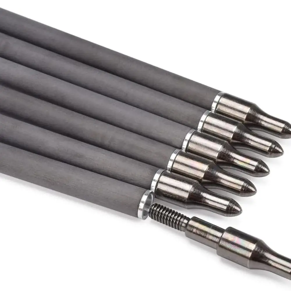 الكربون 600-700 العمود الفقري 30 سهم ريشة تركيا مع نقاط المسمار للصيد الأقواس التقليدية والمنحنية والمجمعة #2