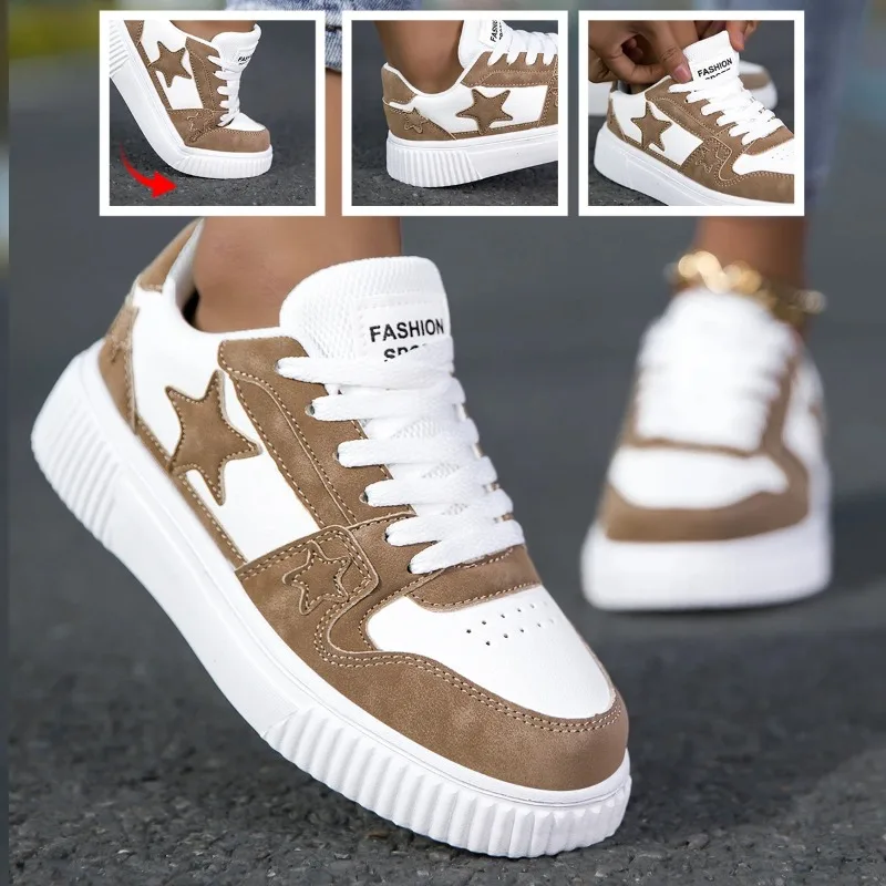 YRZL Woman Shoes Casual Sneakers for Woman Comfortable White Sneakers Light Walking Women Vulcanized Shoes Men Women's Sneaker
