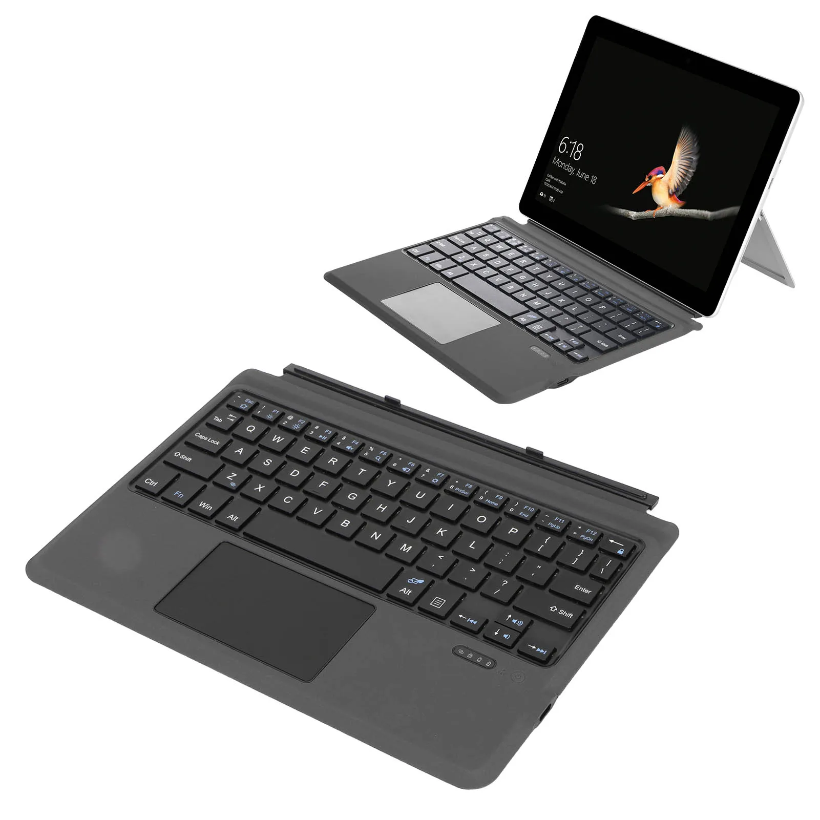 Keyboard Keyboard Ultra Slim Easy Connection PU Leather ABS Black Wireless Keyboard Sensitive Touchpad Wireless for Go 1 2 3 Tablet - Aliexpress Deal