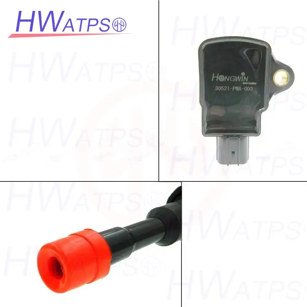 4PCS 30521-PWA-003 Ignition Coil For Honda Civic 7 8 VII VIII JAZZ FIT 2 3 II III 1.2 1.3 1.4L 30521-PWA-S01 UF374 C1408 view 6