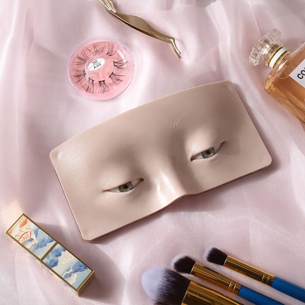 لوحة تدريب مكياج على ممارسة الجلد، لوحة تدريب مكياج للوجه لممارسة المكياج، أداة مساعدة مثالية