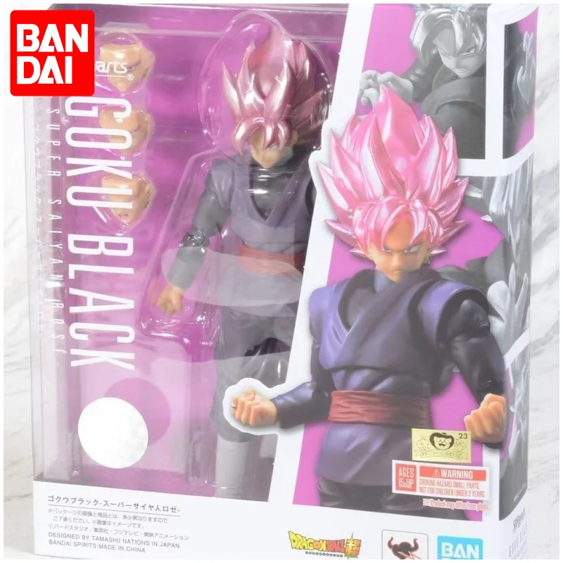 

Bandai Original Shfiguarts Dragon Ball Super Goku Black Zamasu Anime Action Figure Toys For Boys Festival Birthday Gifts