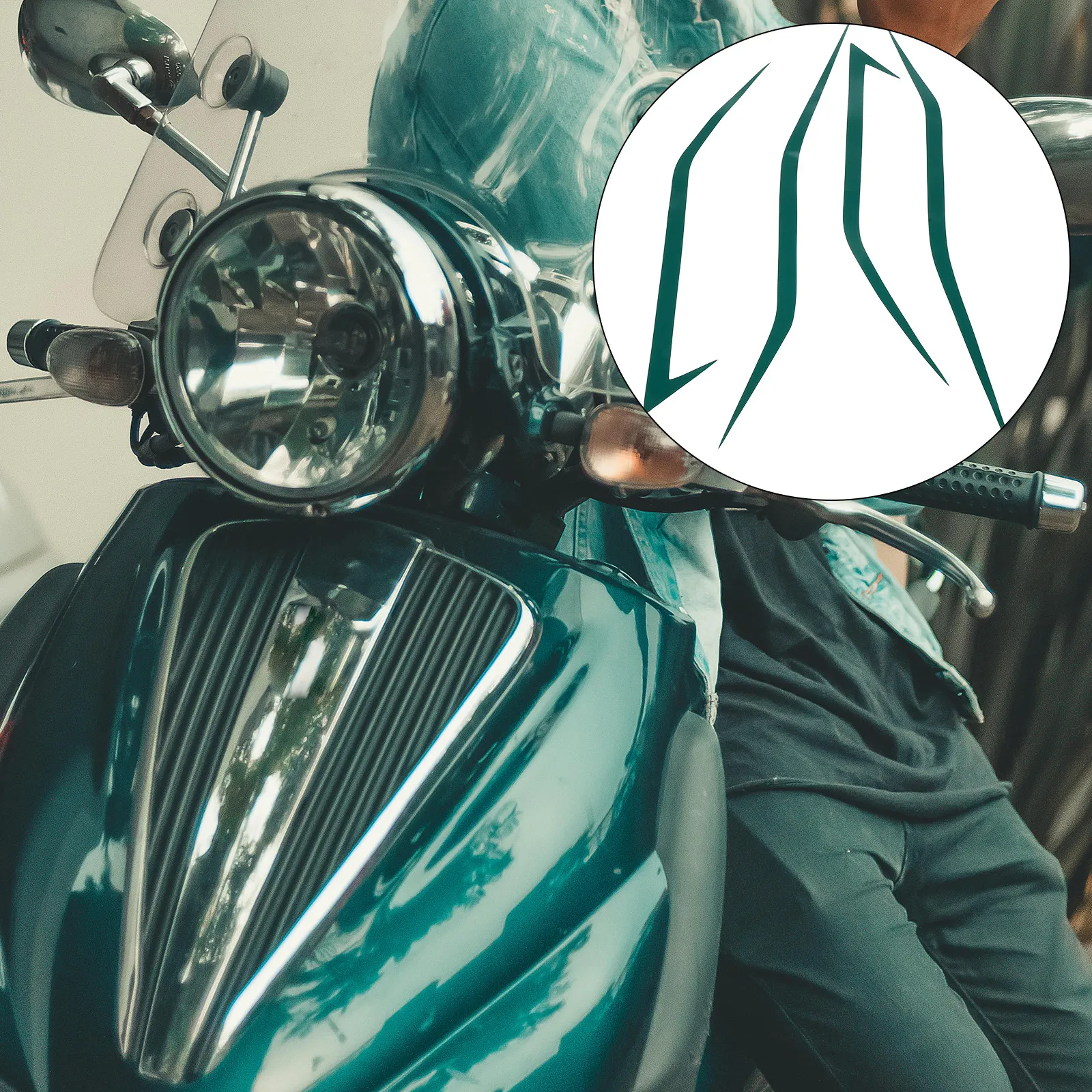 

Самоклеящиеся наклейки для мотоциклов: водонепроницаемые, УФ-стойкие, светоотражающие декоративные наклейки для украшения мотоциклов, для безопасности на улице и для мототехники