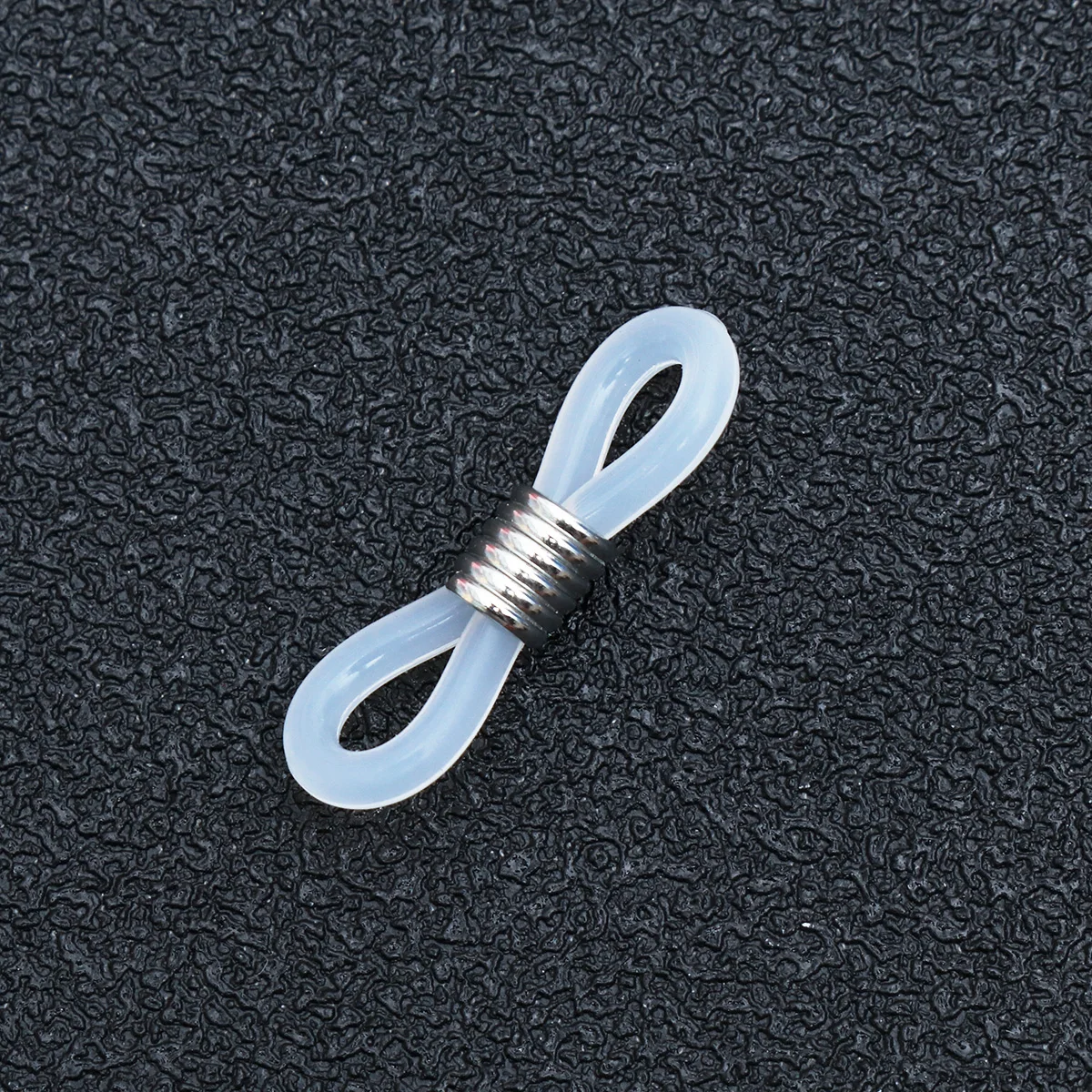 

100pcs Eyeglasses Chain Silicone Ring Anti-slip Holders Glasses Adjustable Connectors Non-slip Cord Tieing Durable Jewelry