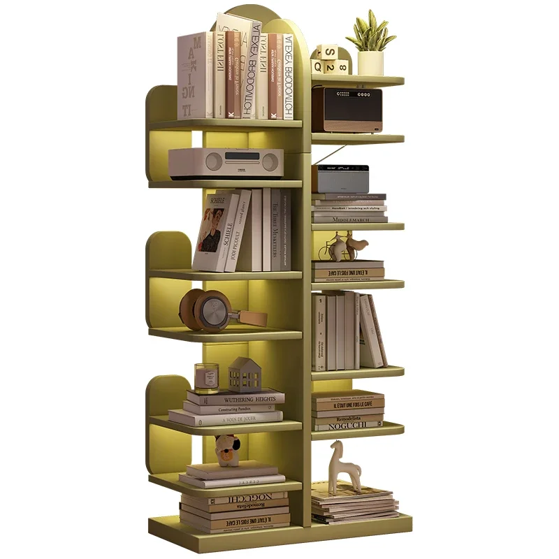 Cactus floor to ceiling shelf integrated wall cabinet