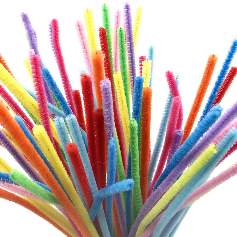 الشنيل الجذعية الأنابيب الاطفال DIY ألعاب إبداعية الشنيل العصي المنظفات رياض الأطفال التعليمية اليدوية المواد أفخم شرائط #2