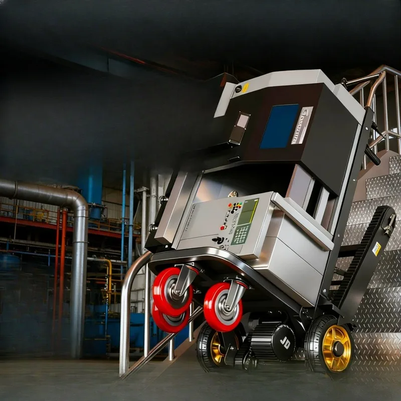 Electric climbing machine Artifact truck Tracked heavy object trolley Up and down stairs Climbing machine Hydraulic