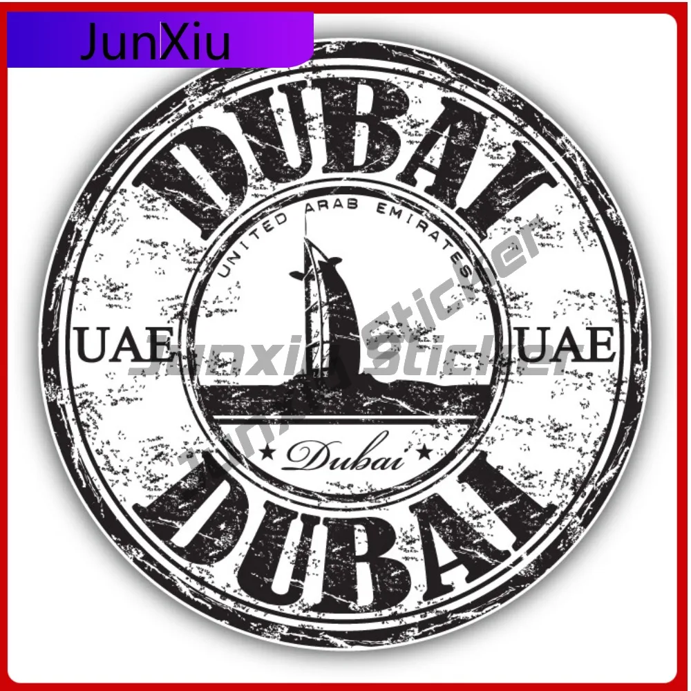

Dubai Uae Creative Sticker Stamp Travel Car Decal Bumper Stickers For Mobile Phones Cool Style Laptop Use Waterproof Vinyl De