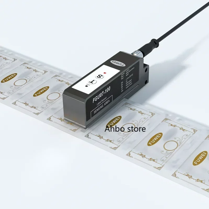 FGU07-100 Transparent Label Detection for Labeling Machines Electric Eye Slot Type Label Sensor