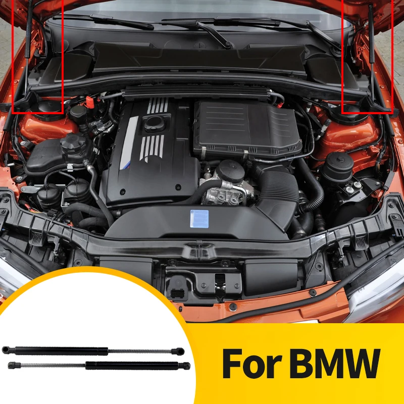 

2 шт. передних газовых упоров капота для BMW 1 серии E81 E82 E87 E88 2004-2012, пружинные амортизаторы, OEM 51237118370