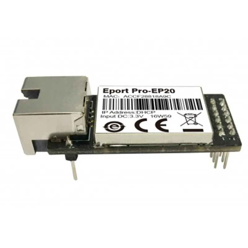 Eport Pro-EP20 Linux Network Server Port TTL Serial to Ethernet Embedded Module DHCP 3.3V TCP IP Telnet