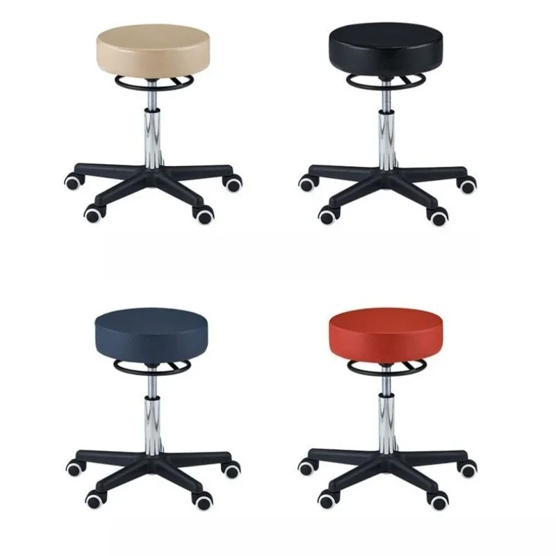 

Pneumatic lifting and turning technician chair, beautician office chair, beautician master chair, household round stool