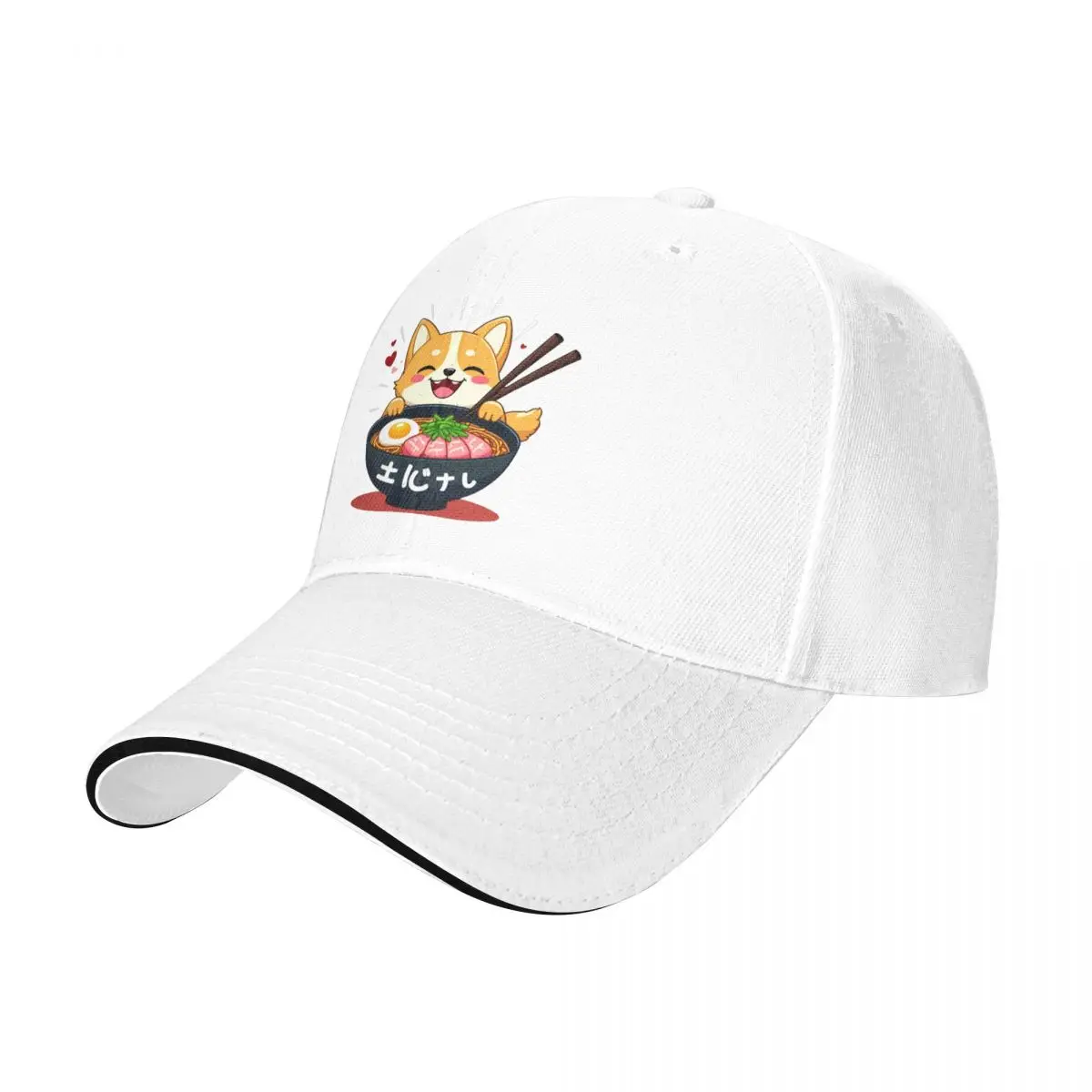 Baseball Caps Shiba Inu Eating Ramen Dog Gifts Graphic Female Male Casual Summer Caps