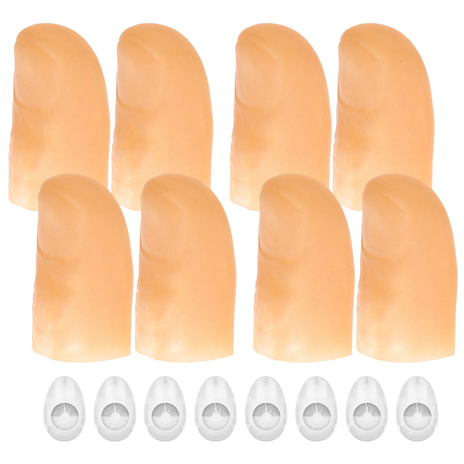 

8Pcs Thumb Super Bright Flashing for Party Kids Favors One Size Fits All Comfortable Plastic Finger Lamp