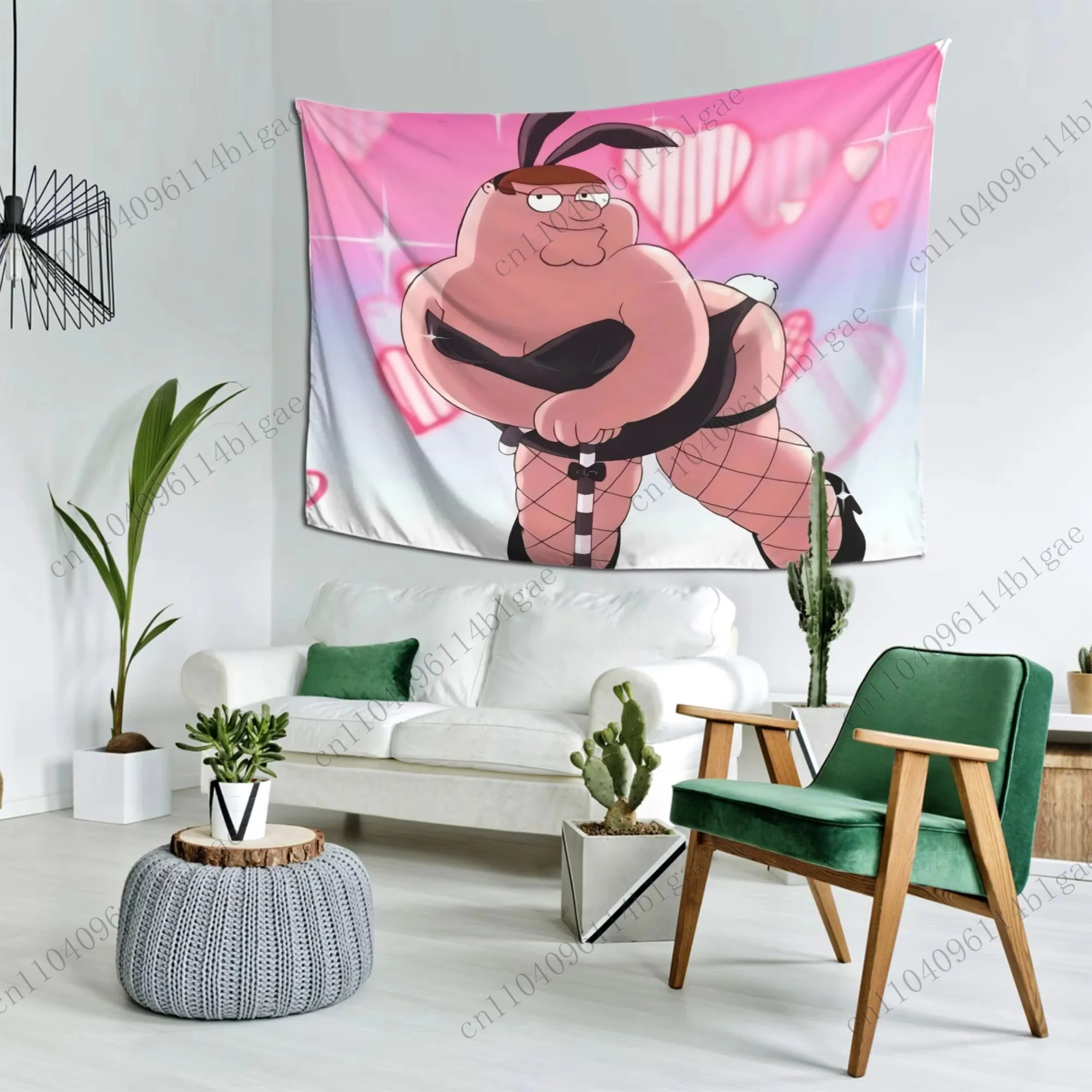 الكرتون السمين شخصية قماش مزخرف جداري مثير الزي تصميم فريد ديكور المنزل جدار شنقا الفن لغرفة النوم غرفة المعيشة