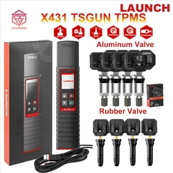 Lançamento x431 tsgun tpms 433 315mhz 2 em 1 sensor rf portátil X-431 tsgun detector de pressão de pneus de carro ferramentas de diagnóstico de programação