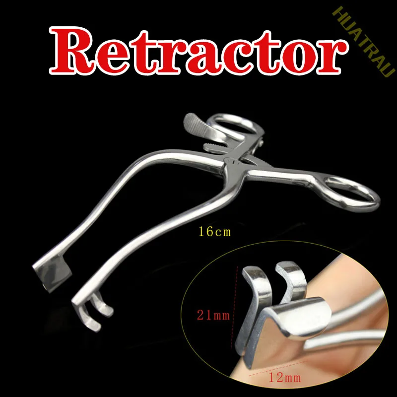 

Skin retractor soft tissue opening forcep small animal orthopaedic instruments medical pet veterinary abdominal cavity open hook