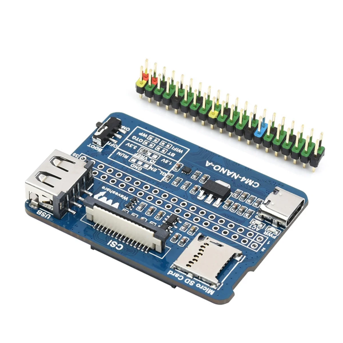 IYBBW-For Raspberry Pi CM4 NANO A Expansion Board for Raspberry Pi Compute Module 4 for Raspberry Pi 40PIN GPIO Interface