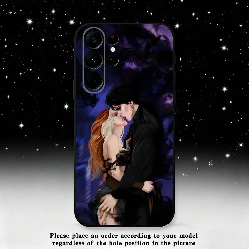 Funda de teléfono Game Romance Clubs para Samsung S25,S24 Ultra,S20,S30 plus,S22 plus,S23,S30 Ultra 5G, carcasa negra de silicona