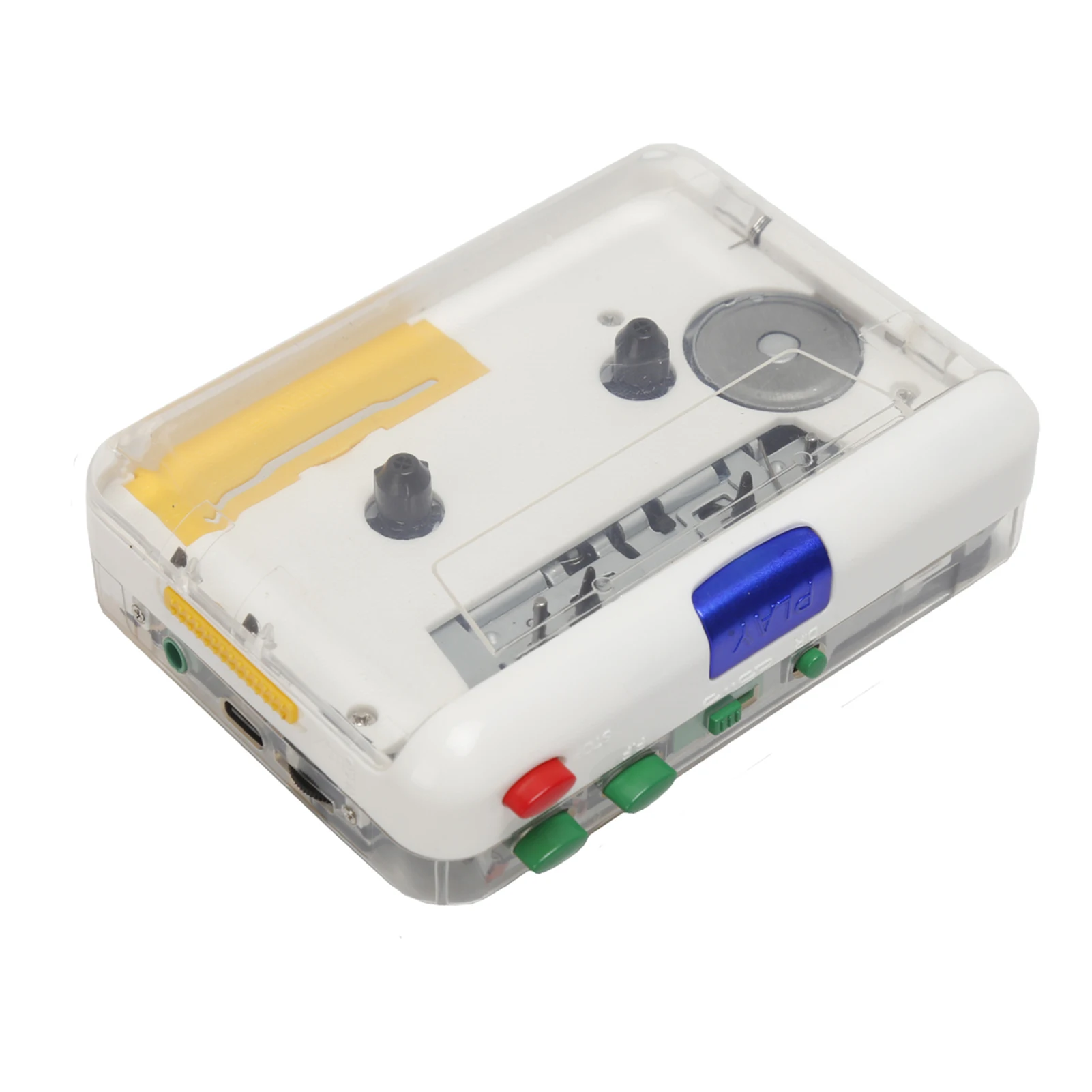 

TON010S Portable Cassette to MP3 Player Mini USB Tape Player MP3 Converter with 3.5mm AUX Input Software CD Cassette