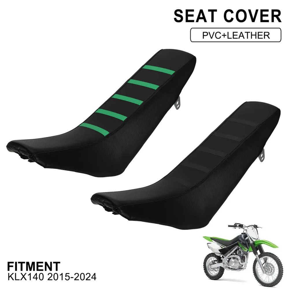 For Kawasaki KLX140 2015-2024 Seat Cover Non-Slip PVC Resistant Off-Road Motorcycle Accessories Electric Dirt Pit Bike Parts