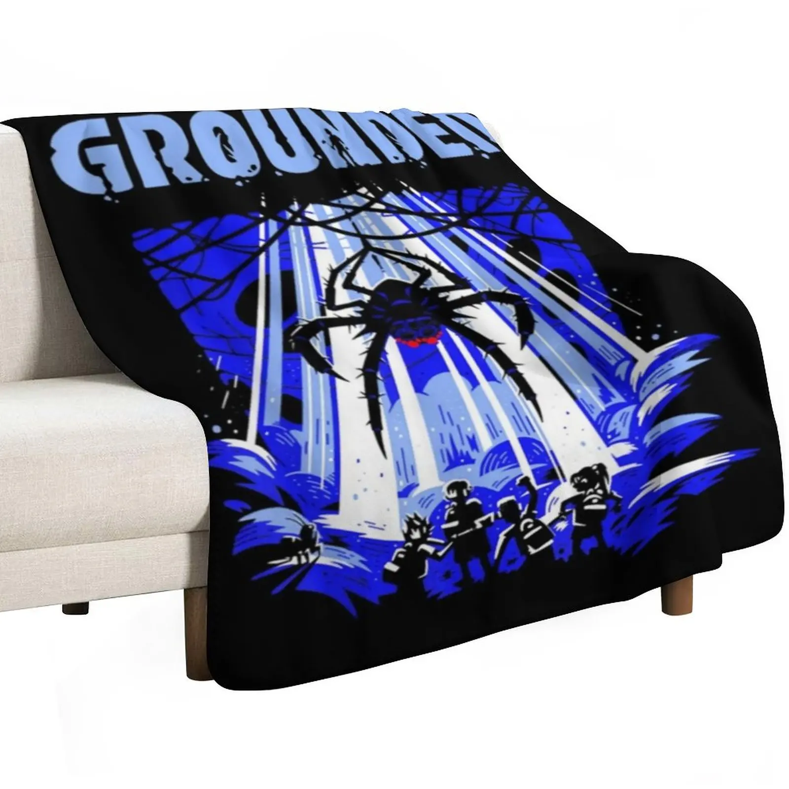 Grounded Video Game Grounded Video Game Grounded Video Game Throw Blanket Plaid on the sofa Multi-Purpose Large Blankets
