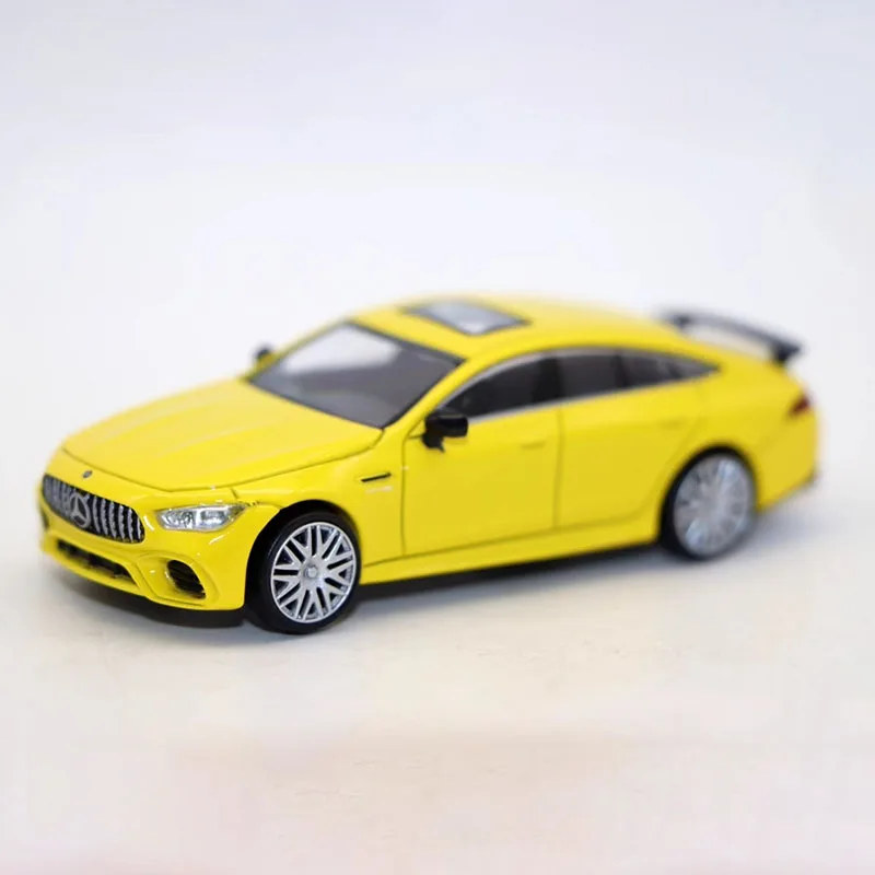 

Para Diecast масштаб 1:64 GT 63 S четырехдверный спортивный автомобиль из сплава, имитация модели автомобиля, статическая коллекция, украшенные праздничные подарки, игрушки