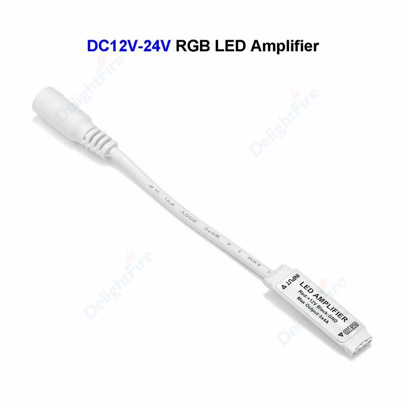 DC12V-24V Mini Single Color LED Amplifier Repeater For SMD 5050 3528 Single Color LED Strip Lights